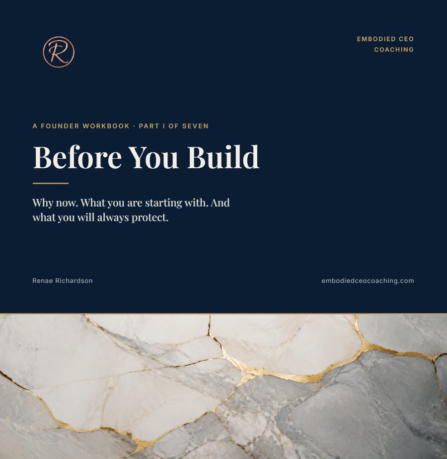 Before You Build, Part I: workbook cover