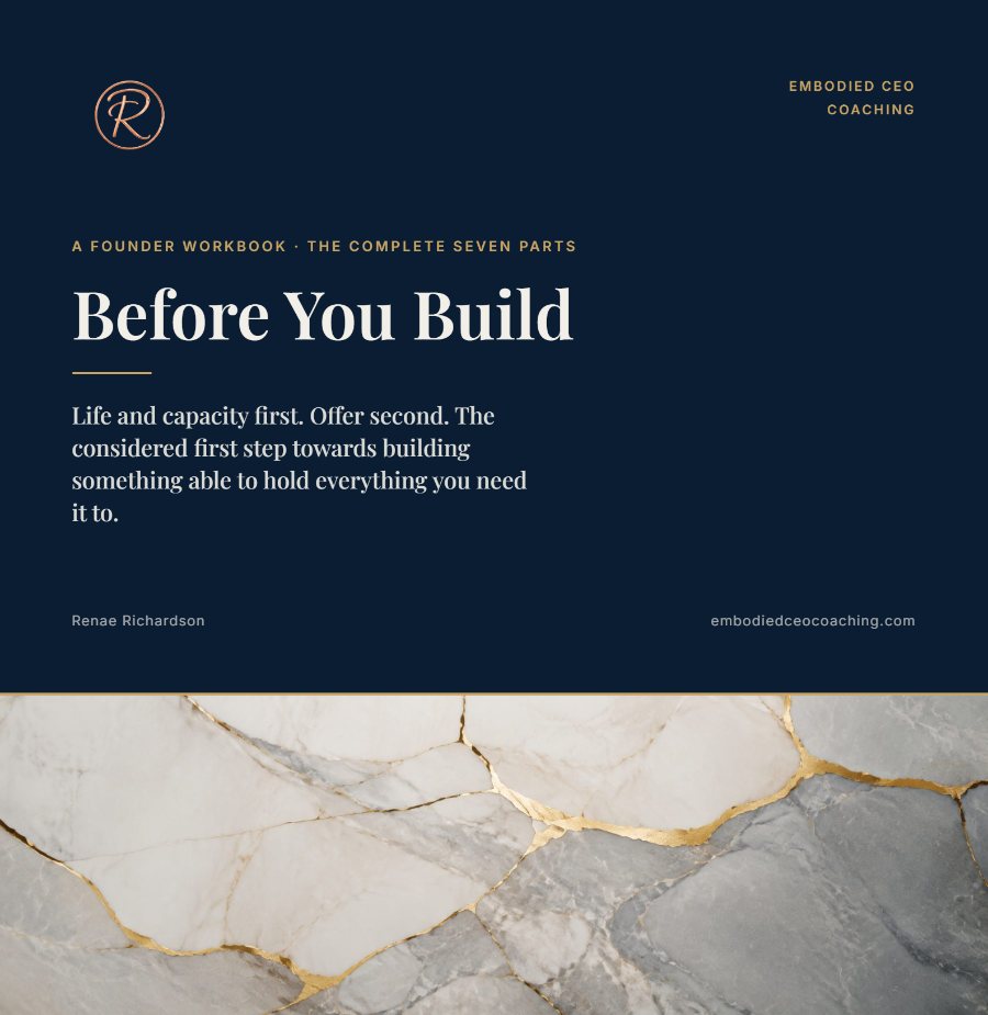 Before You Build: workbook cover